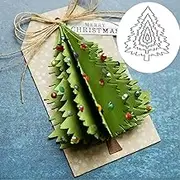 Merry Christmas Tree Metal Die Cuts,Christmas Tree Snowflake Cutting Dies Cut Stencils DIY Scrapbooking Photo Decorative Embossing Paper Dies for Scrapbooking Card Making