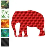 Elephant Mammoth Trunk, Vinyl Decal Sticker, 40 Patterns & 3 Sizes, #2797