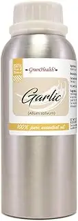 Garlic Essential Oil - 8 fl oz - 100% pure and natural - Aluminum Bottle w/Locking Cap - GreenHealth