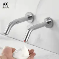 在飛比找樂天市場購物網優惠-圣雪 入墻式智能感應皂液器 自動出泡沫水龍頭式給皂機洗手液商