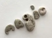 Natural Letter Shaped MAGIC Rocks Beach Stone Pebbles art/craft hag surf-tumbled