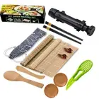 Mould Bamboo Wooden Dish Free Combination Rolling Curtain Rice Spoon Creative