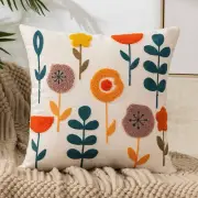 Pastoral Style Flower Pattern Pillowcase Cotton Cushion Cover Sofa/Bed