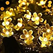 Clearhill 2pack String Light Battery and USB Powered 19.6FT/6M Warm 40LED Cherry Blossom String Light,Indoor/Outdoor Decoration - Ideal for Christmas, Garden, Birthday, Wedding, Party