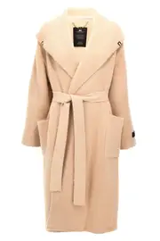 ELISABETTA FRANCHI Fur-Effect Coat 44 IT