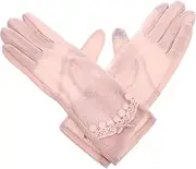 [GLSTOY] Lace Touch Screen Gloves for Women Outdoor Sports Anti-sunburn Mittens Random Style