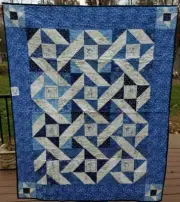 Quilt Handmade 100% Cotton Roly-Poly Snowmen THROW / LAP SIZE (47.5"X59") - NEW