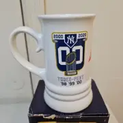New York Yankees/Budweiser Stein celebrating the 1998,1999,2000 Three Peat