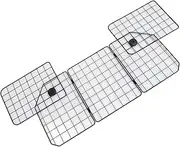 Jiawu Pet Car Barrier Wire Mesh Guard Cargo Area Iron Pet Divider for Sedan