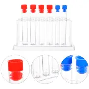 Test Tube Rack Tubes for Plants Stands Laboratory Glassware Clear Plastic Baby