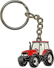 [Swift Gift] Red Tractor Keyring – Tractor Accessories & Farmer Gifts for Men – Farm Gifts, Farming Gifts, Tractor Keyring, Gift for Farmer, Digger Gifts for Men or Women, Presents, Red, 35 x 25 cm