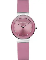 Bering 10129-909 Pink Silicone Womens Watch