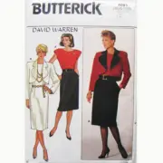 Butterick 4091 Size 10, David Warren Sewing Pattern Jacket & Dress, Uncut
