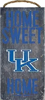 NCAA Kentucky Wildcats 6 x 12 Home Sweet Home Wood Sign