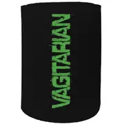 Alcohol Stubby Holder - Vagitarian Lesbian Gay - Funny Novelty Birthday Gift Joke Beer Can Bottle