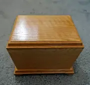 Wooden Urn Box - Urn for Human Ashes Funeral Cremation Urn 10X7X8 inches