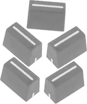 HAMPPLIES 5pcs Sound Console Mixer Slider Knob Replacement Caps Durable Caps for Audio Mixer Parts with Inner for Dj Controllers and Audio Setups