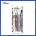 Sharpie Clear View Stick Highlighter Asst Pk3