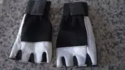 Gloves Genuine 100% Leather - Working Out / weight Lifting Finger Less Gloves