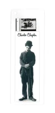 Charlie Chaplin - 35mm Film Cell Bookmark Collectible Memorabilia Gift