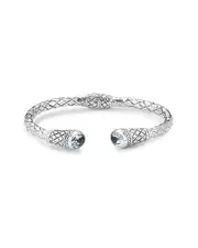 Samuel B. Silver 4.00 ct. tw. Blue Topaz Bangle Bracelet