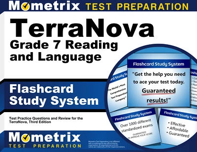 TerraNova Grade 7 Reading and Language Flashcard Study System