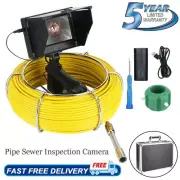 Sewer Camera HD Drain 4.3 Inch LCD Monitor 1000 TVL 22mm Pipe Inspection Camera