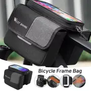 Bicycle Bag Cycling Top Front Tube Frame Bag Phone Case Storage Bag MTB