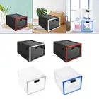 Lockable Box, Lock Box Storage Case Multipurpose Stackable Locking Container for