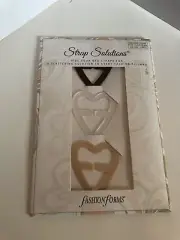 Strap Solutions 3 pack fashionforms for bra straps clear black nude A3