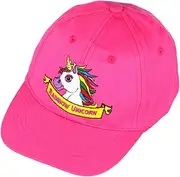 [Generic] Children's Kids Girls Rainbow Unicorn Cap Baseball Summer Hat Approx. 4 to 8 Years Light Pink