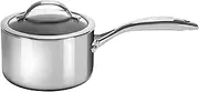 [Scanpan] HAPTIQ Covered Saucepan, 16 cm/1.8 Litre - Non-Stick with Stainless Steel Outer