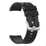 2PCS Watch Replacement Wristband Silicone Watch Strap for Huawei watch GT 2e 22mm - Black