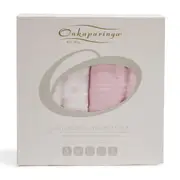 2PK Onkaparinga Baby Swaddle Muslin Cotton Sleeping Blanket Wrap/Wraps Pink