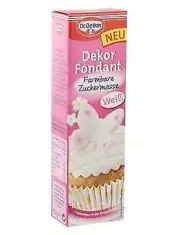 Dr.Oetker Decor Fondant White, 100 G