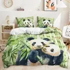 Panda Season Sky 3D Printing Duvet Quilt Doona Covers Pillow Case Bedding Sets
