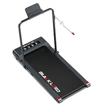 [Black Lord] Folding Walking Pad Treadmill with Handle and Display, Under Desk Running Machine with 2.3HP Motor, Speaker and Wireless Control, FW40-H Series, Grey
