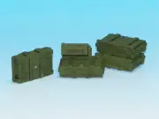 7,5cm KwK37 & StuK 37 L/24 WOODEN AMMO BOXES #E015 1/35 EUREKA
