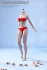 TBleague 1/6 PHMB2022-S49B Tan Skin Mid Bust Girl Body Action Figure Toy No head