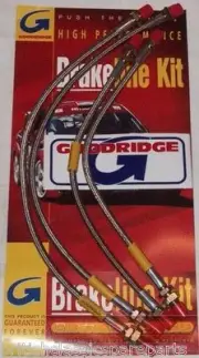 Brake Hose Set, Stainless Steel (disc brake) - Triumph Spitfire, Herald, Vitesse (for: Triumph)