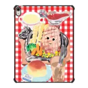 iPad Air 13-inch (M2/M3) iPad Impact Case Sizzling Steak Set