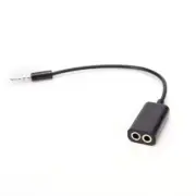 3.5mm Mic Audio jack to Headphone Microphone Y Splitter Cable Converter Adap Ec