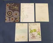 5 Assorted Greeting Cards Hallmark Sympathy Valentine for Son
