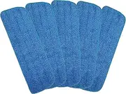 Colorsheng Microfiber Spray Mop Replacement Heads for Wet/Dry Mops Floor Cleaning Pads Compatible with Bona Floor Care System (5 Pack )
