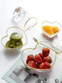 在飛比找樂天市場購物網優惠-碗可愛水果盤客廳家用創意現代零食盤茶幾果盤子水晶玻璃北歐風格