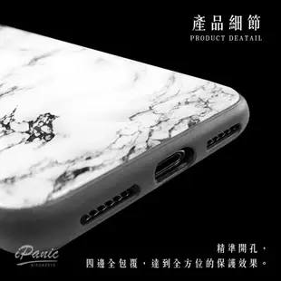 【iPanic】iPhoneX 大理石紋玻璃手機殼 手機殼 大理石手機殼 玻璃手機殼 大理石紋 玻璃鏡面 鏡面