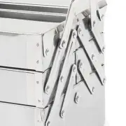 Fold Out Tool Box Stainless Steel Multifunctional 3 Layer 5 Tray Cantilever