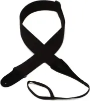 Levy's MC8A Cotton Acoustic Strap with Neck Loop - Black (5-pack) Bundle