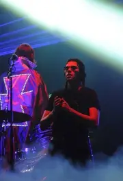 Musicians Thomas Turner Aaron Behrens of Ghostland Observatory per- Old Photo 2