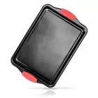 Nutrichef Small Cookie Sheet-Deluxe Nonstick Gray Coating Inside & Outside